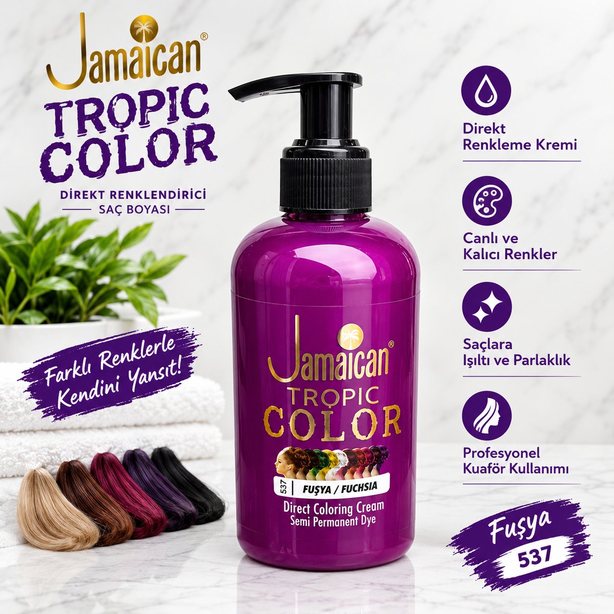 Jamaican Jeans Colours 537 Fuşya 250 ml
