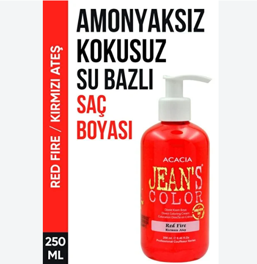 Jamaican Jeans Colours Ateş Kırmızısı 250 ml
