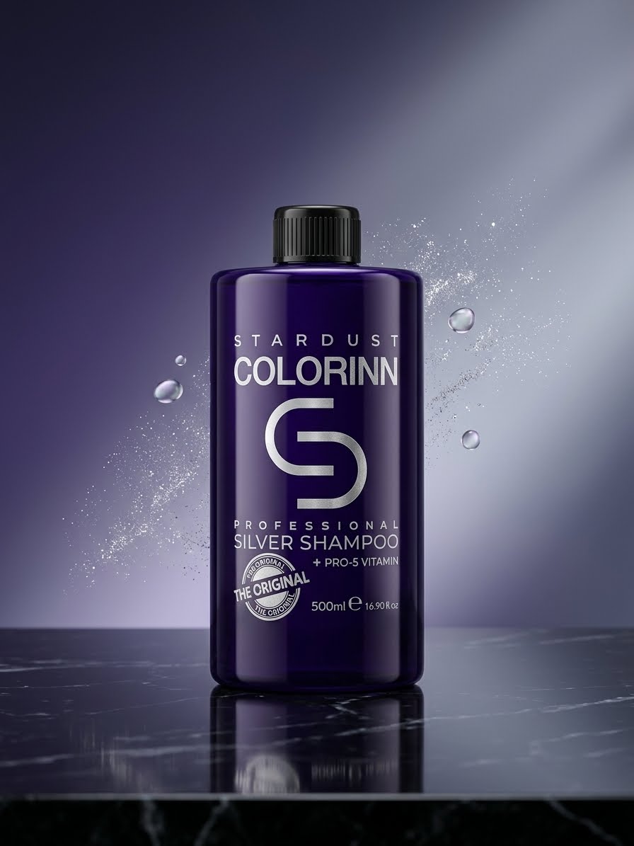 Colorinn Stardust Professional Silver Şampuan 500 ml (Mor Şampuan)