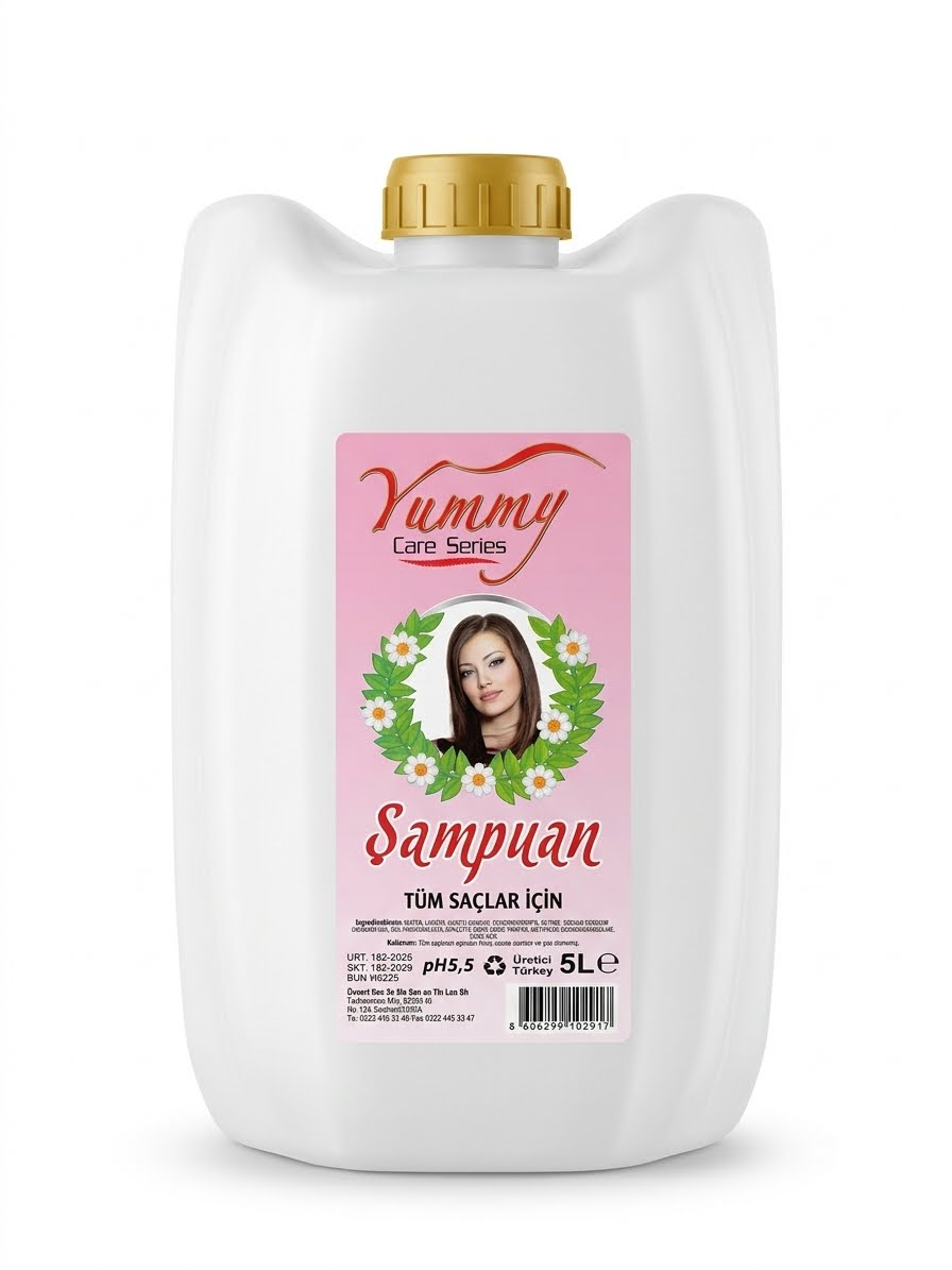 Yummy Care Series Tüm Saçlar İçin Profesyonel Şampuan 5 Lt